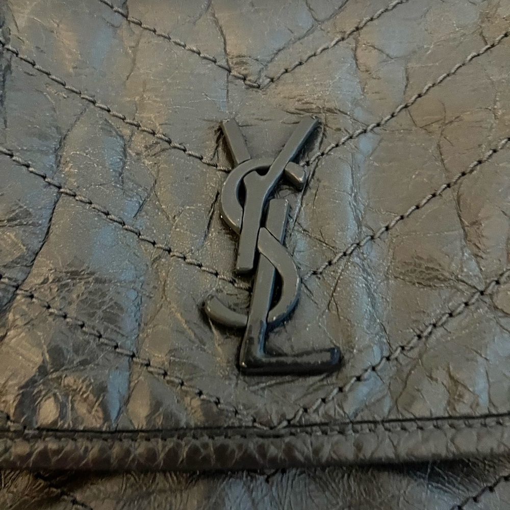 YSL baby Niki in vintage leather